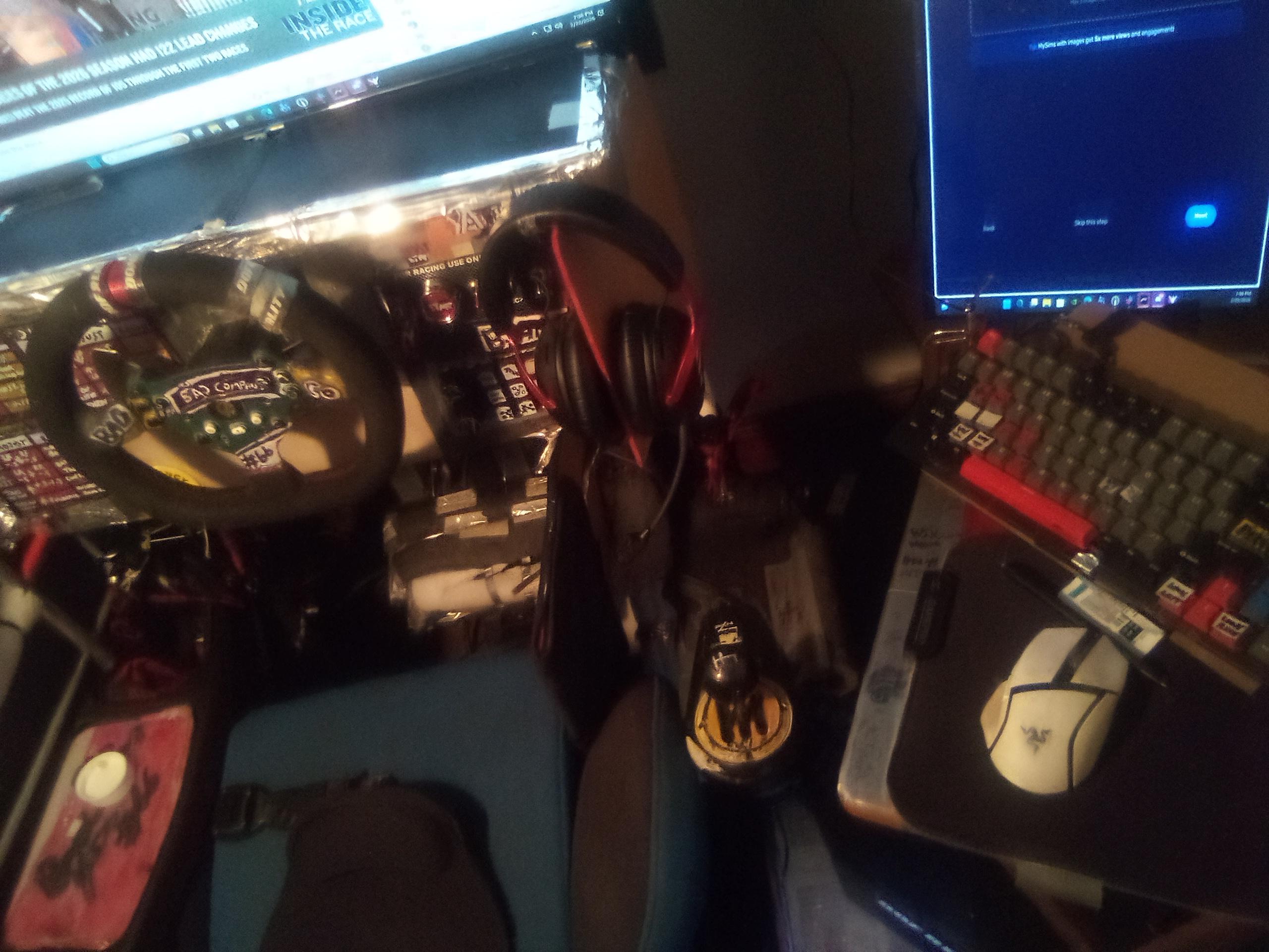 I have different pieces of sim that I have built and bought over time. I would like to have a better computer and a direct drive wheel I think it would really help me a lot.