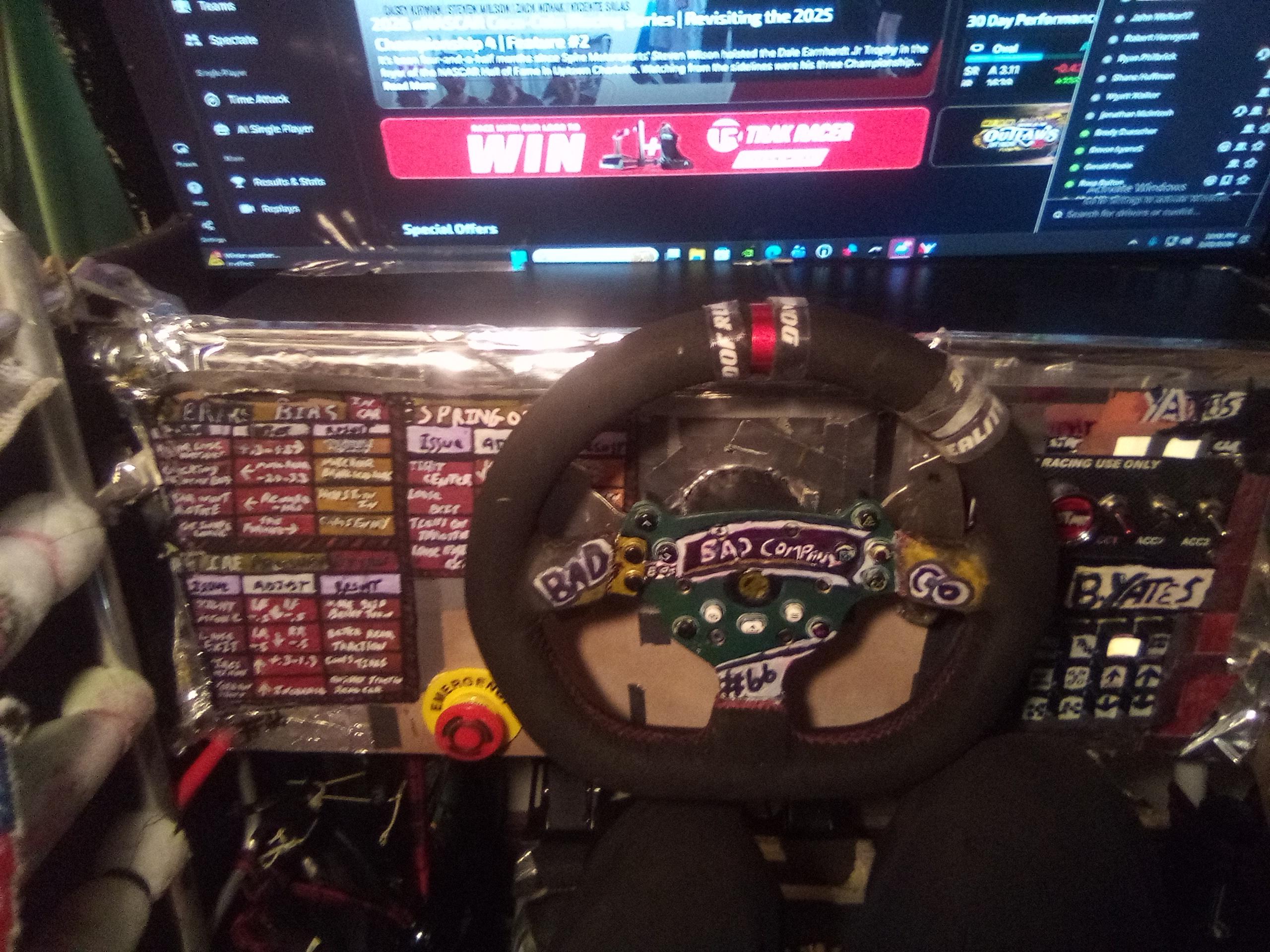 Made button box and dashboard 