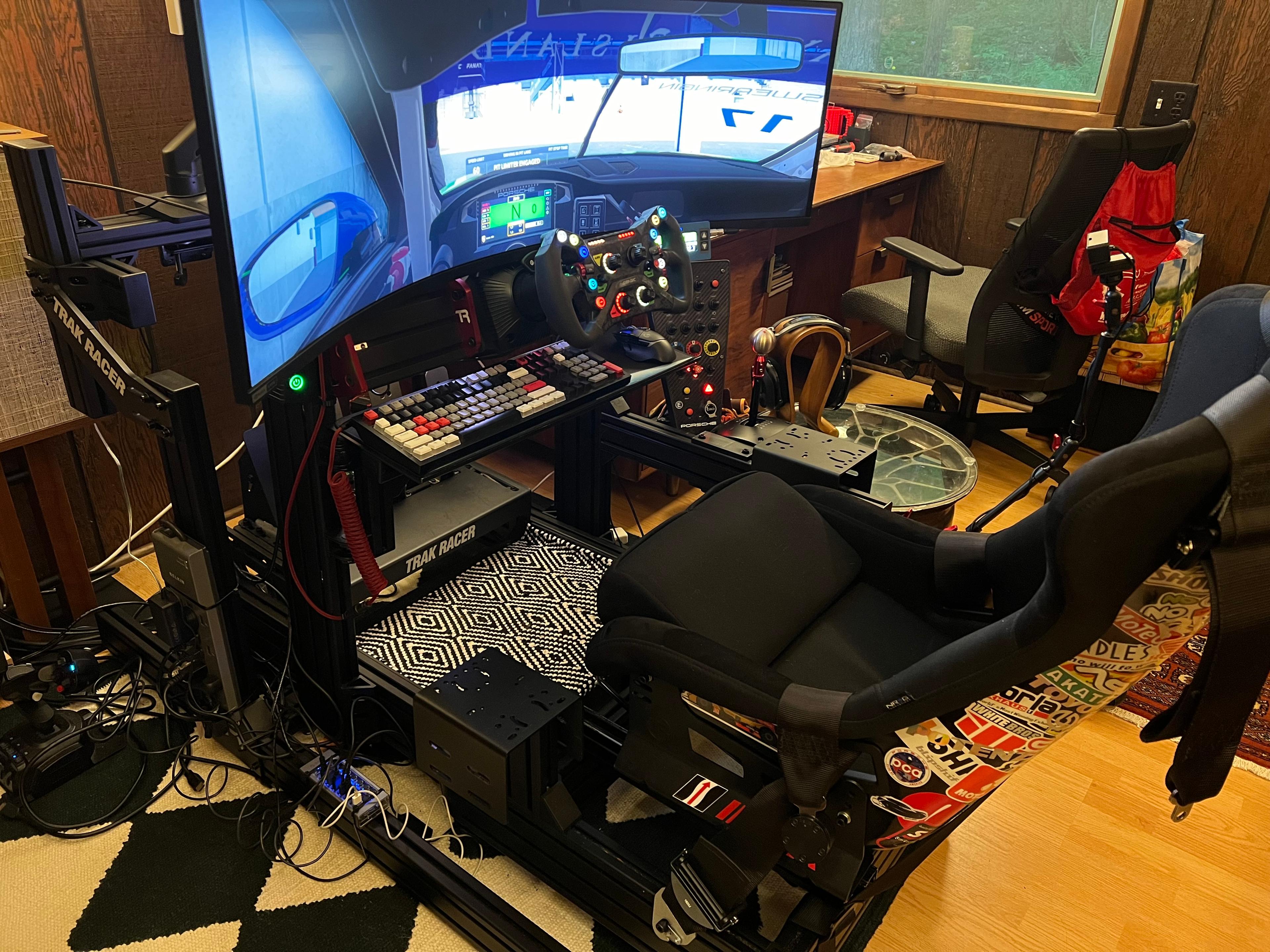Heavily customized, fairly flexible rig based on a trak racer chassis.