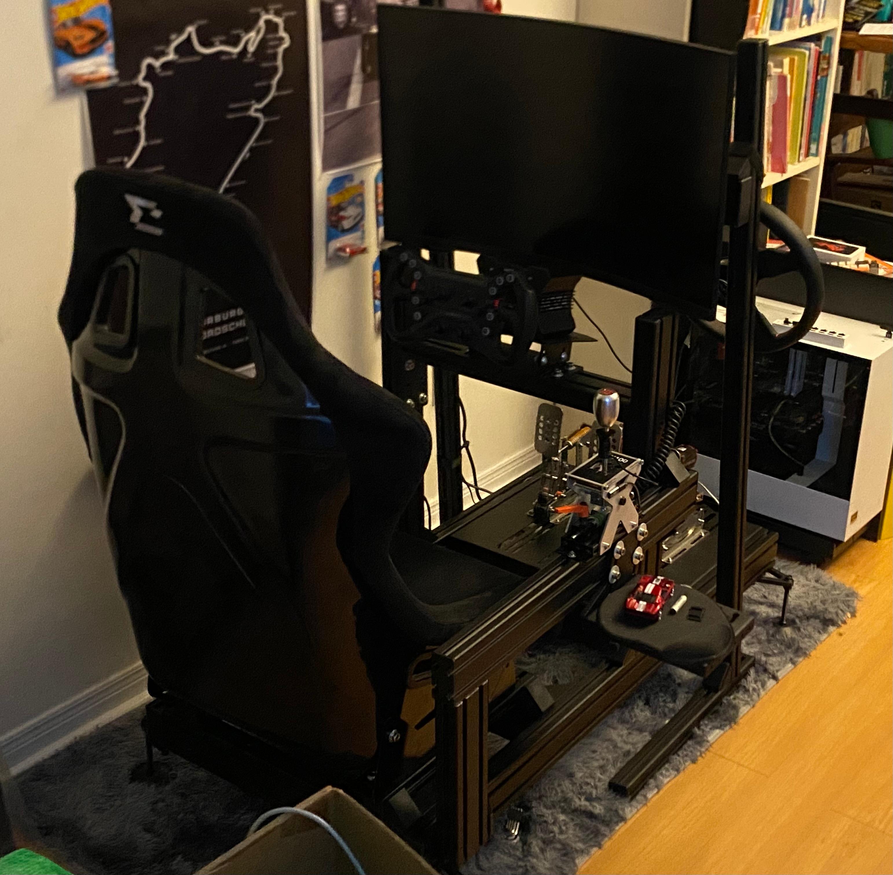The site is misleading in selection options so disregard this option: I have a gx100 not a ds-8x. I consider what i have a nice little setup, mostly for the tcr iracing class.