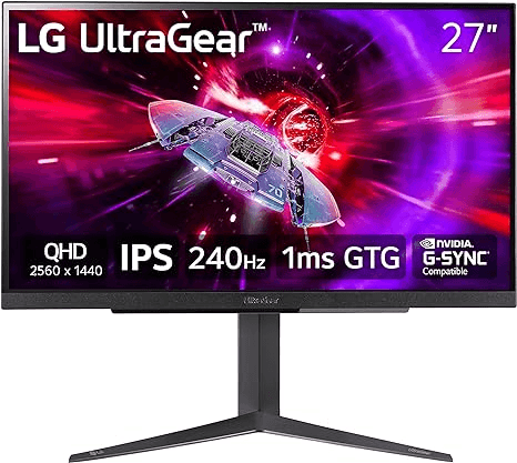 LG 27" UltraGear QHD Gaming Monitor