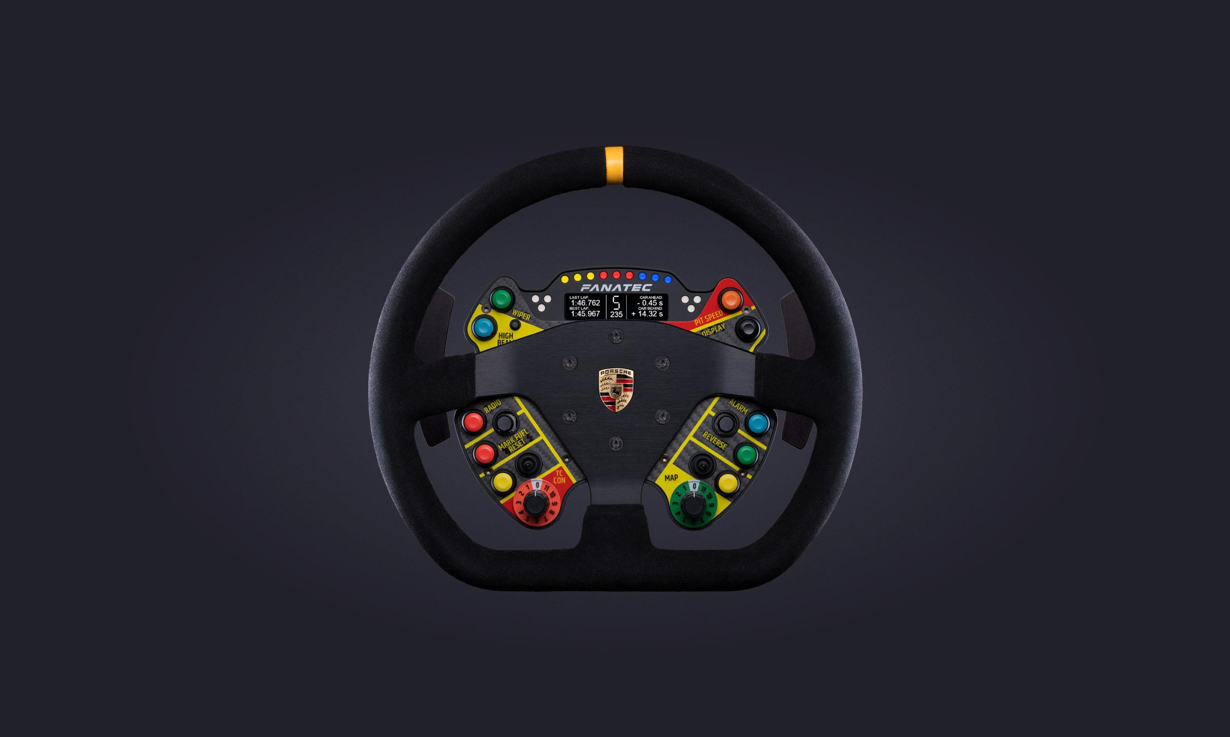Podium Steering Wheel Porsche 911 GT3 R V2 For Xbox Suede
